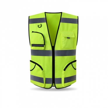  Workwear Safety Gilet Reflective Security Safety Vest 