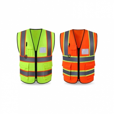 Hi vis vest workwear clothing safety reflective vest safety vest reflective