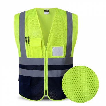 High Visibility Reflective Vest Warning Traffic Construction 