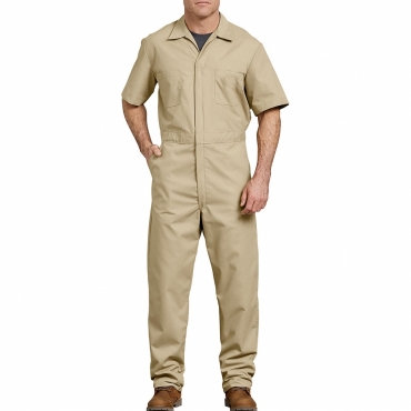 Mens Short Sleeve Work Wear Uniform Coveralls